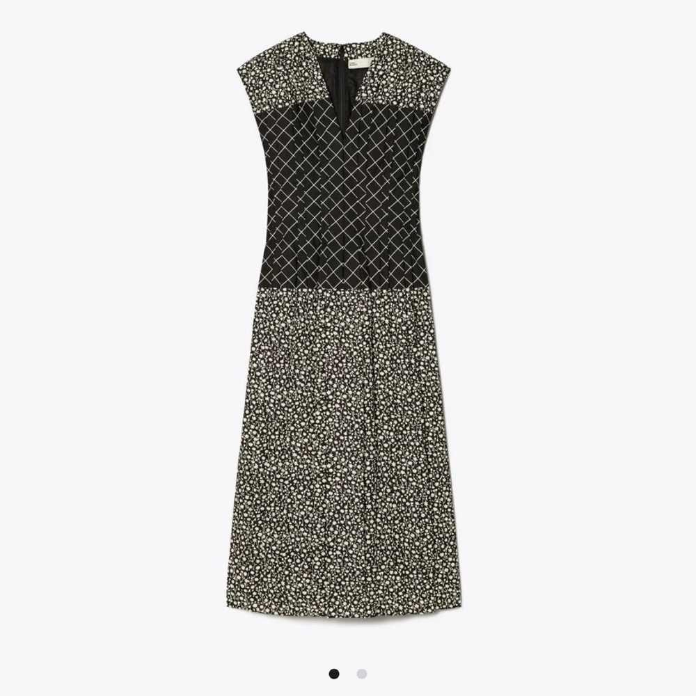 Tory Burch Claire McCardell dress cotton ditsy floral 4
